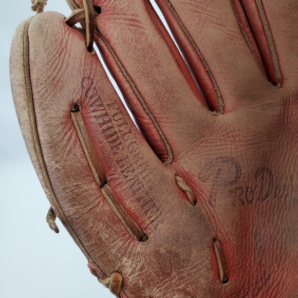 VTG Johnny Walker FG-7222 Baseball Glove Mitt Cowhide Leather Japan Made 10" LHT - Picture 3 of 12